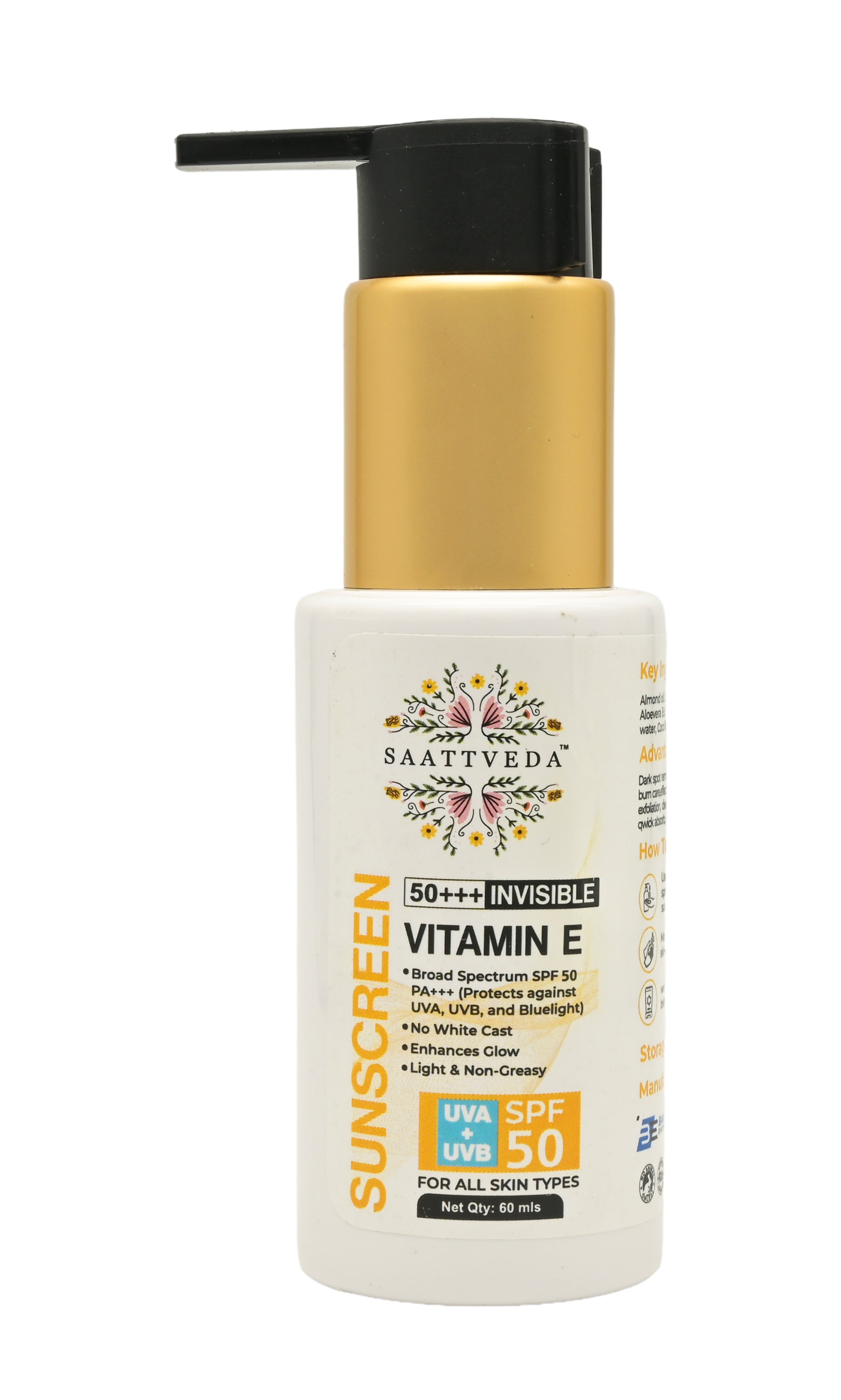 Sunscreen Invisible Vitamin E SPF 50+++