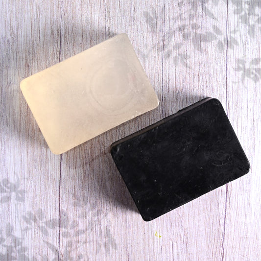 Aloe-vera honey + Charcoal Rose - Pack of Handmade Soaps 120 gms+120 gms