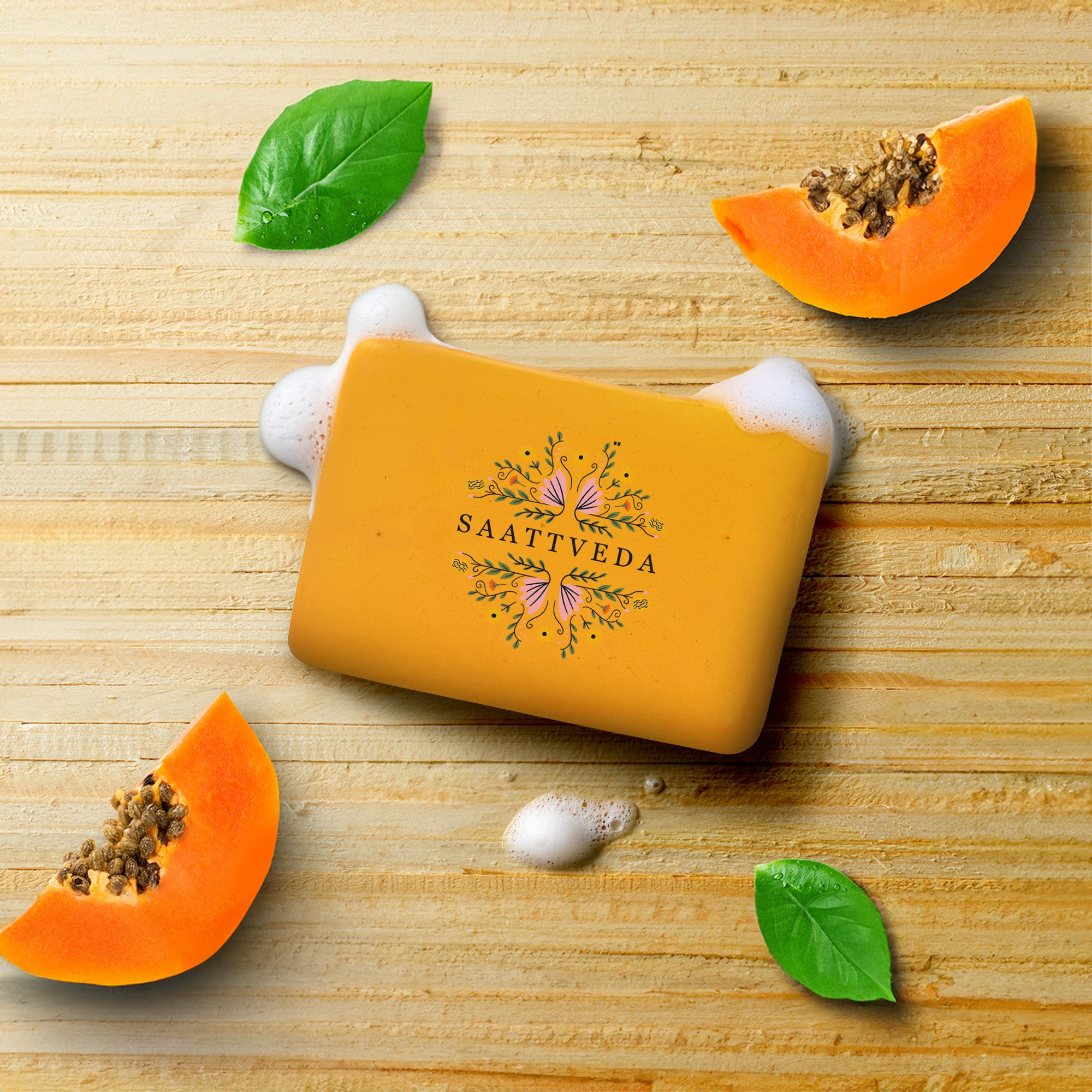 Papaya Handmade Soap 120 gms + 120 gms