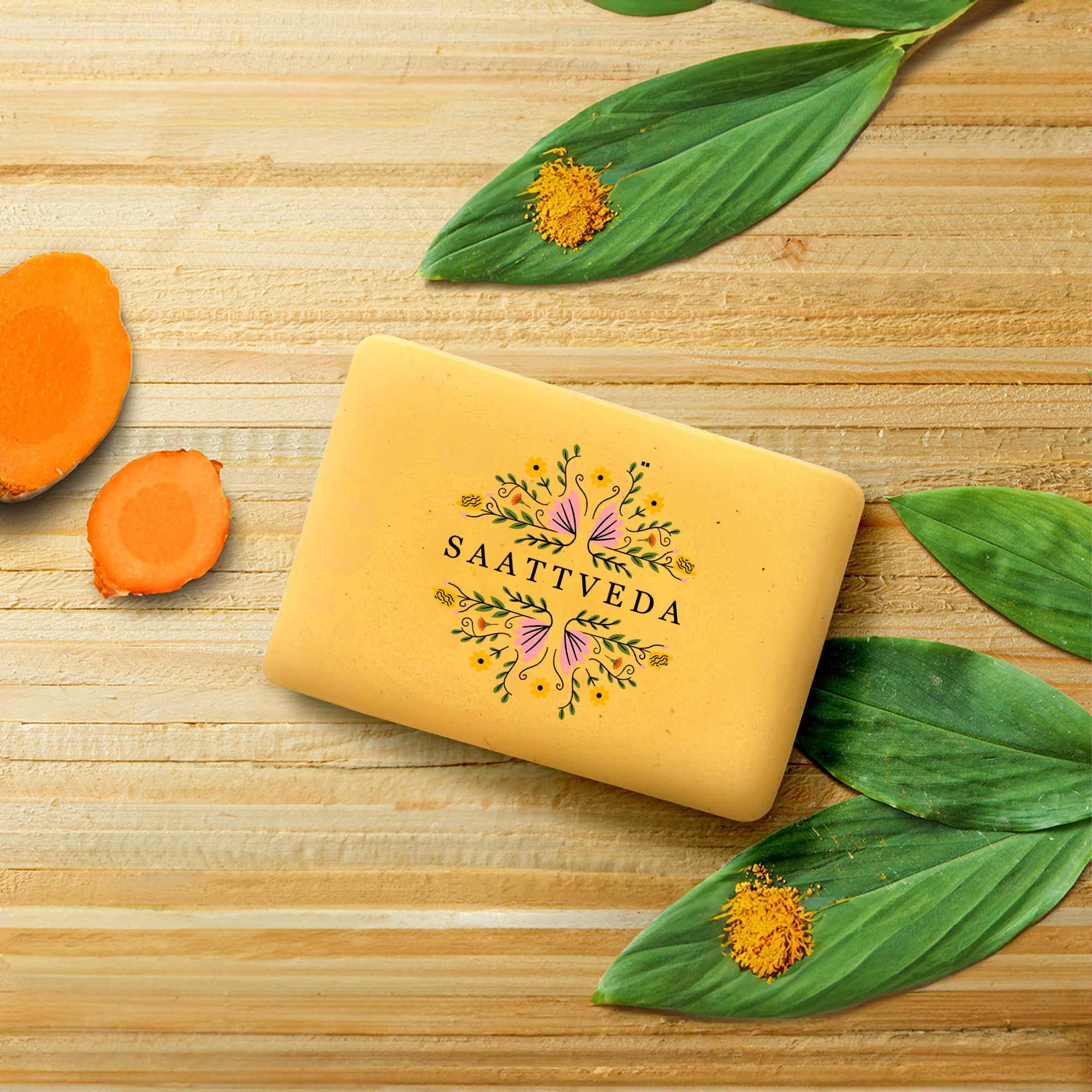 Chandan-Haldi Handmade Soap 120 gms+120 gms