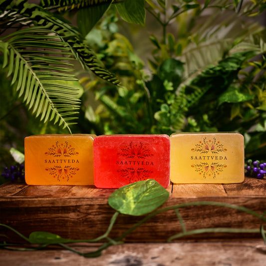 Radiance Combo Pack Of 3: Tomato, Chandan Haldi, and Papaya Soaps